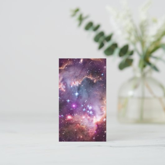 Carte De Visite Nuage Magellanique Violet (Debout devant)