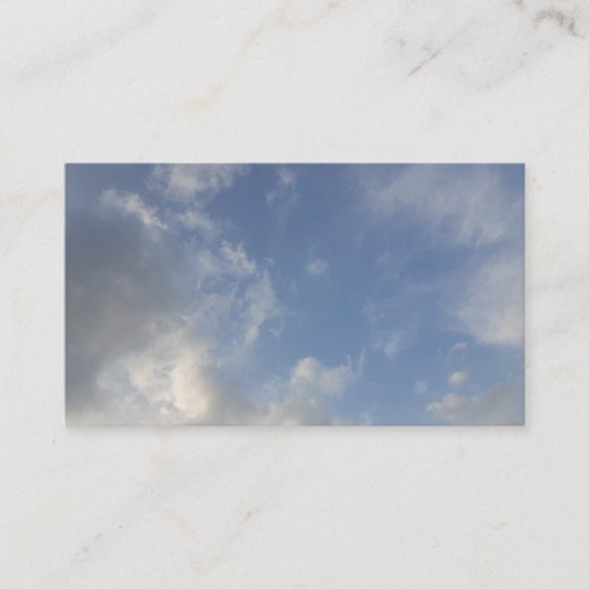 Carte De Visite Nuage n° 13 (Devant)