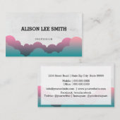 Carte De Visite Nuage romantique (Devant / Derrière)