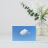 Carte De Visite Nuage Solitaire  (Debout devant)