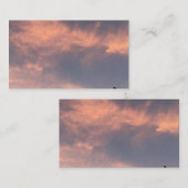 Carte de visite Nuages (Devant / Derrière)
