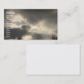 Carte De Visite Nuages à Gainesville, GA (Devant / Derrière)