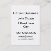 Carte De Visite Nuages abstraits roses, jaunes et bleus (Dos)