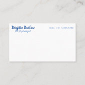 Carte De Visite Nuages Auspicious personnalisés (Dos)