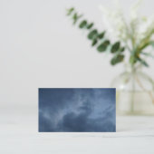 Carte De Visite nuages bleus (Debout devant)