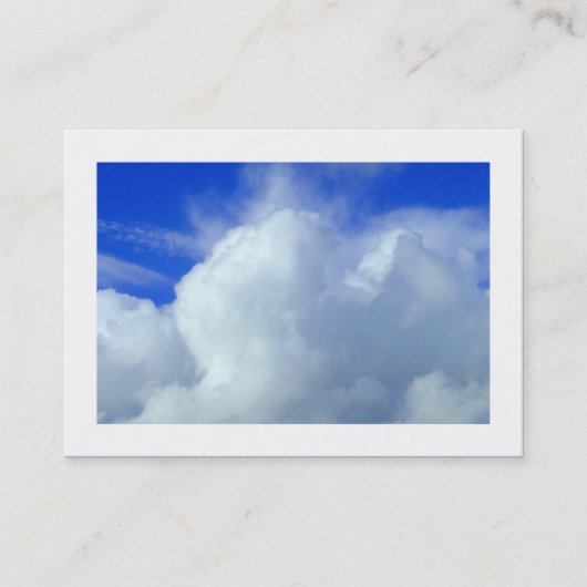 Carte De Visite Nuages (bordé) (Devant)
