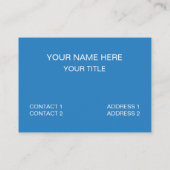 Carte De Visite Nuages colorés d'orage (Dos)