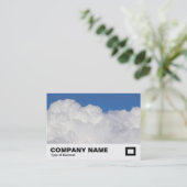 Carte De Visite Nuages cumulés (Debout devant)