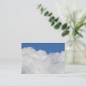 Carte De Visite Nuages cumulés (Debout devant)