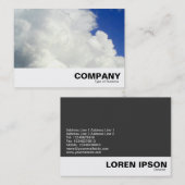 Carte De Visite Nuages cumulés (Devant / Derrière)