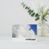 Carte De Visite Nuages cumulés (Debout devant)