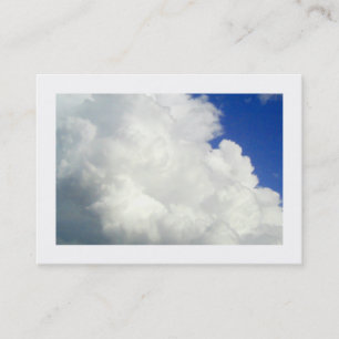 Carte De Visite Nuages Cumulés, Mini Photo