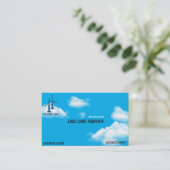 Carte De Visite Nuages de pilotes de drone (Debout devant)