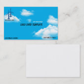 Carte De Visite Nuages de pilotes de drone (Devant / Derrière)