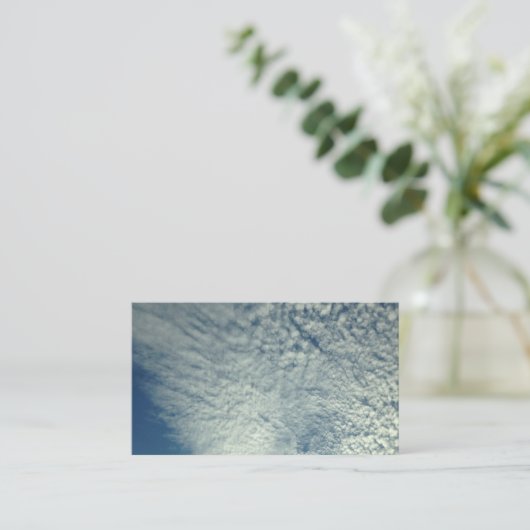 Carte De Visite Nuages fluides (Debout devant)