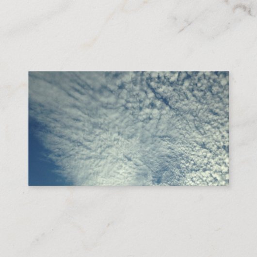 Carte De Visite Nuages fluides (Devant)