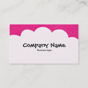 Carte De Visite Nuages fluides - Crimson