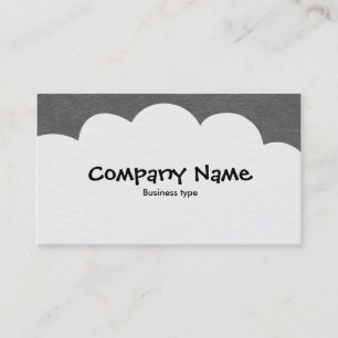 Carte De Visite Nuages fluides - gris