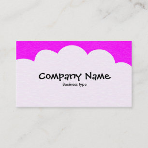 Carte De Visite Nuages fluides - Magenta