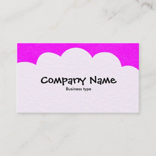 Carte De Visite Nuages fluides - Magenta (Devant)