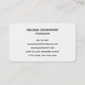 Carte De Visite Nuages pastel magiques et arc-en-ciel (Dos)