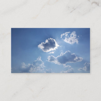 Carte De Visite Nuages pelucheux