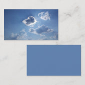 Carte De Visite Nuages pelucheux (Devant / Derrière)