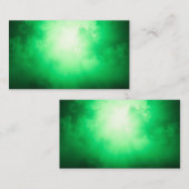Carte De Visite Nuages verts (Devant / Derrière)