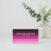 Carte De Visite nuance rose (Debout devant)