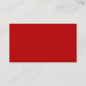 Carte De Visite nuance rouge (Dos)