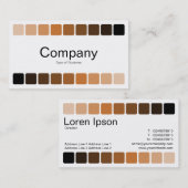 Carte De Visite Nuances alternatives 10 (Devant / Derrière)