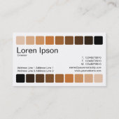 Carte De Visite Nuances alternatives 10 (Dos)