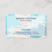 Carte De Visite Nuances d'aquarelle (Dos)