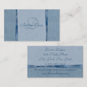 Carte De Visite Nuances de bleu (Devant / Derrière)