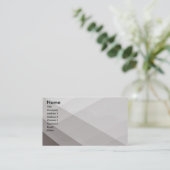 Carte De Visite Nuances de brun (Debout devant)