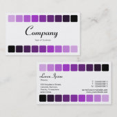 Carte De Visite Nuances de remplacement v2 (Devant / Derrière)