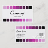 Carte De Visite Nuances de remplacement v2 (Devant / Derrière)