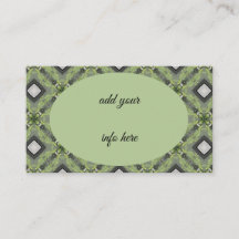 Nuances de Vert avec Motif de Diamant Géométrique 