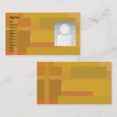 Carte De Visite Nuances oranges - affaires (Devant / Derrière)