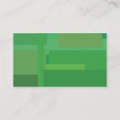 Carte De Visite Nuances vertes - affaires (Dos)