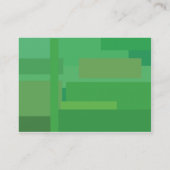 Carte De Visite Nuances vertes - potelées (Dos)