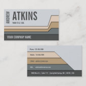 Carte De Visite Nuancier [Nuances de gris V.4] (Devant / Derrière)