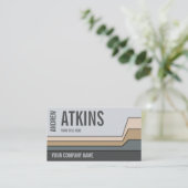 Carte De Visite Nuancier [Nuances de gris V.4] (Debout devant)