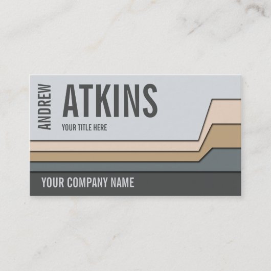 Carte De Visite Nuancier [Nuances de gris V.4] (Devant)