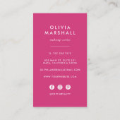 Carte De Visite Nuancier | vertical (Dos)