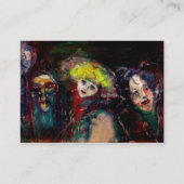 Carte De Visite NUIT DE CARNAVAL À VENISE Mascarade Vénitienne Mas (Dos)