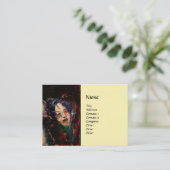 Carte De Visite NUIT DE CARNAVAL À VENISE Mascarade Vénitienne Mas (Debout devant)