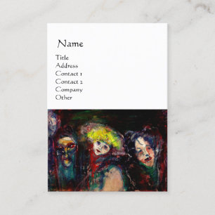 Carte De Visite NUIT DE CARNAVAL À VENISE Mascarade Vénitienne Mas