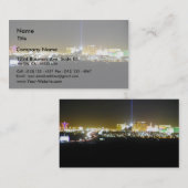 Carte De Visite Nuit de Las Vegas (Devant / Derrière)
