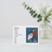 CARTE DE VISITE NUIT DE NOËL / SANTA CLAUS (Debout devant)